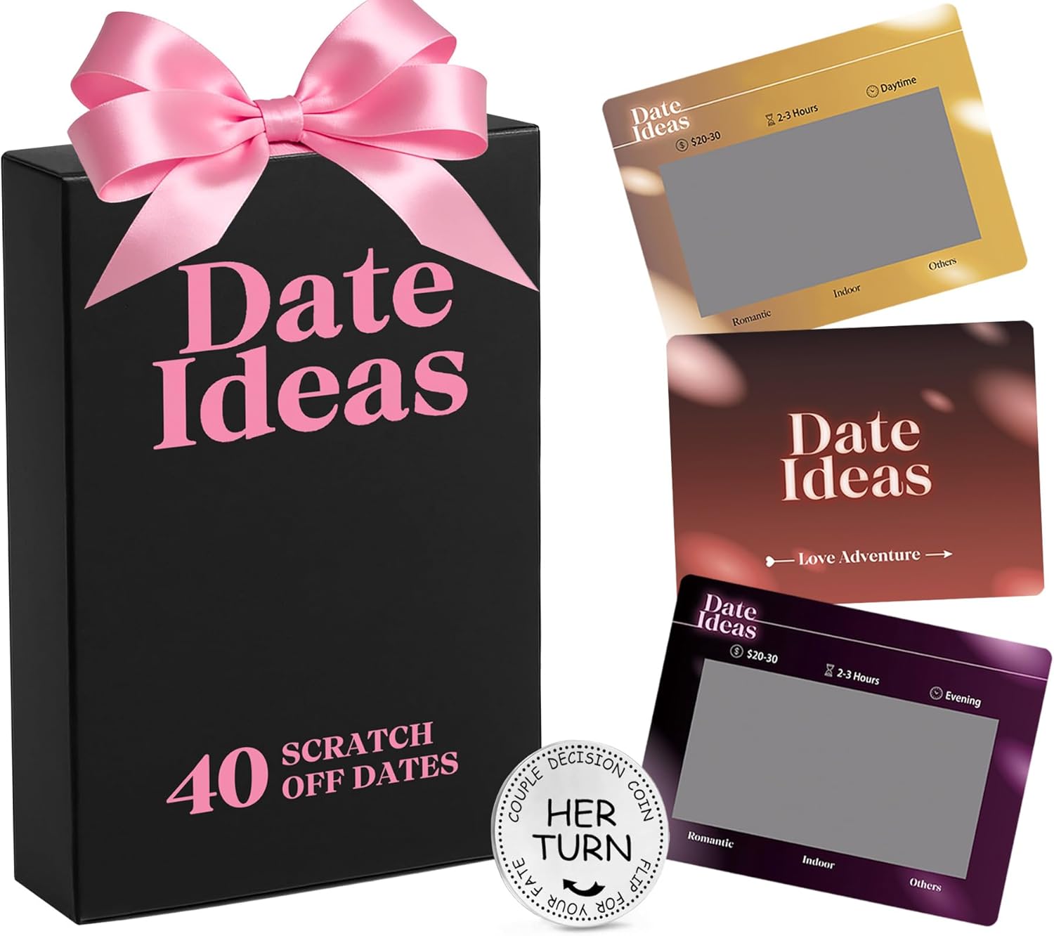 Valentine’s Day Scratch Off Date Ideas – 40 Fun & Romantic Couples Date Night Games