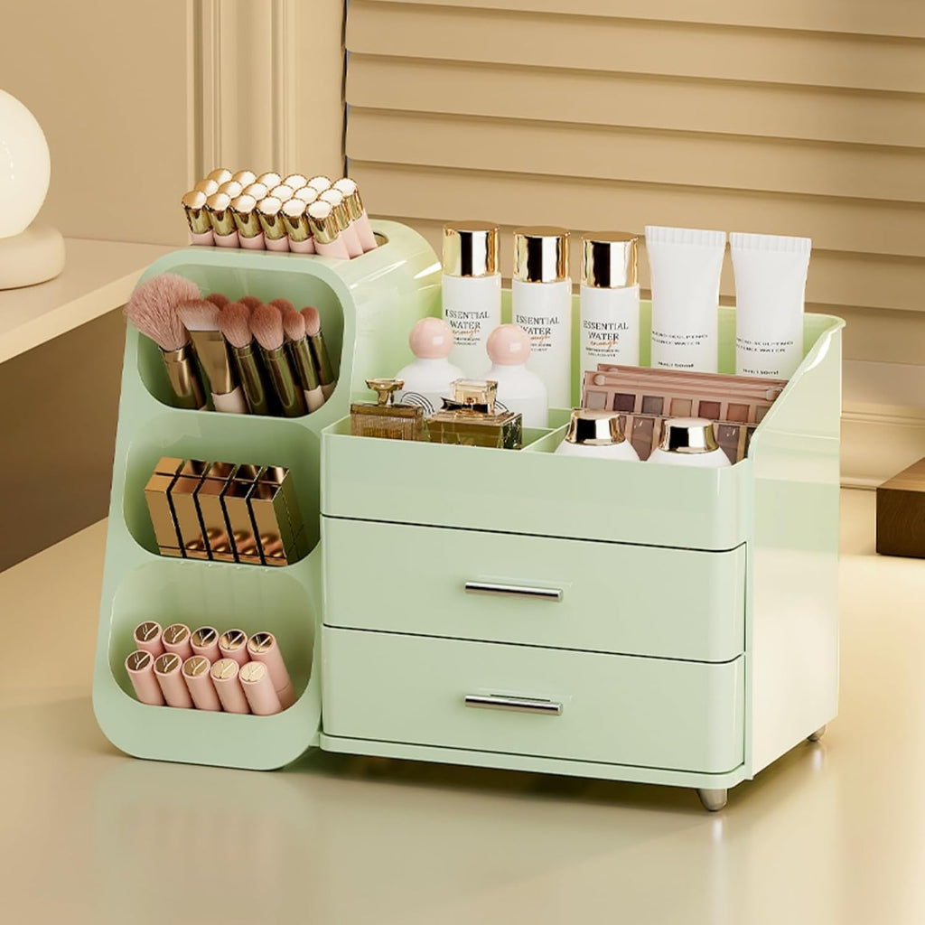 Makeup Organizer with Drawers – Vanity Cosmetic Storage Display Case