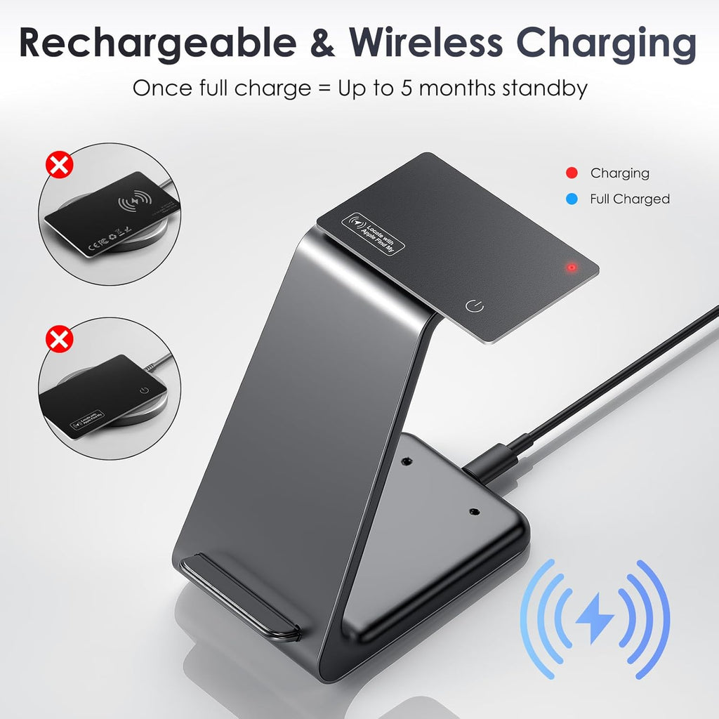 Slim Wallet Tracker Card – Apple Find My Compatible Bluetooth Item Locator