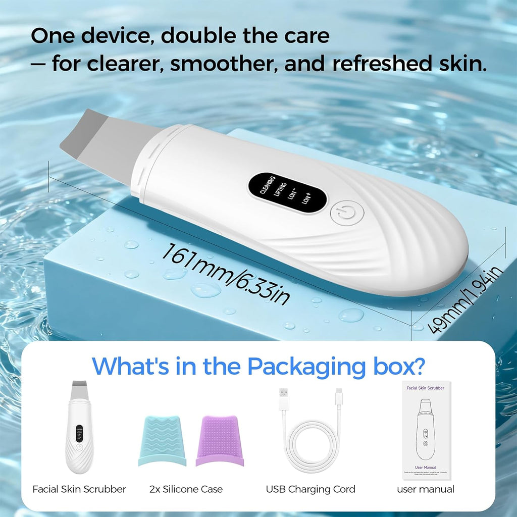 Skin Scrubber Face Spatula – Deep Cleansing Blackhead & Whitehead Remover